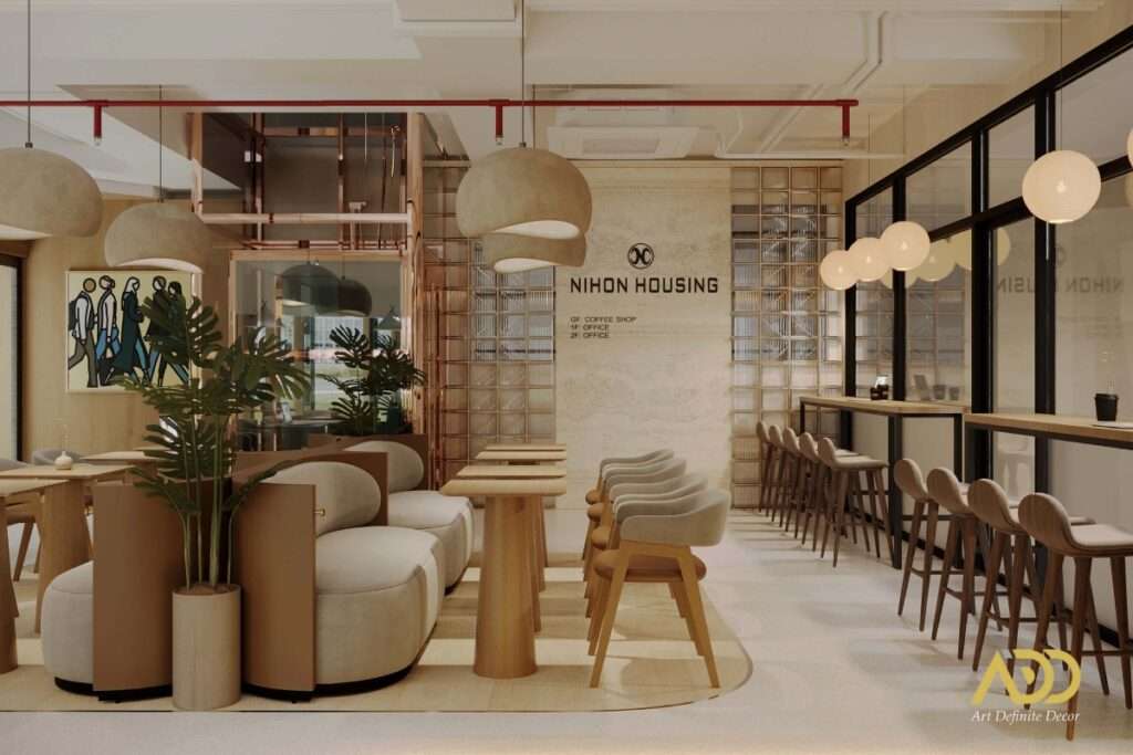 Phối cảnh nội thất tầng trệt dự án văn phòng Southern Cross