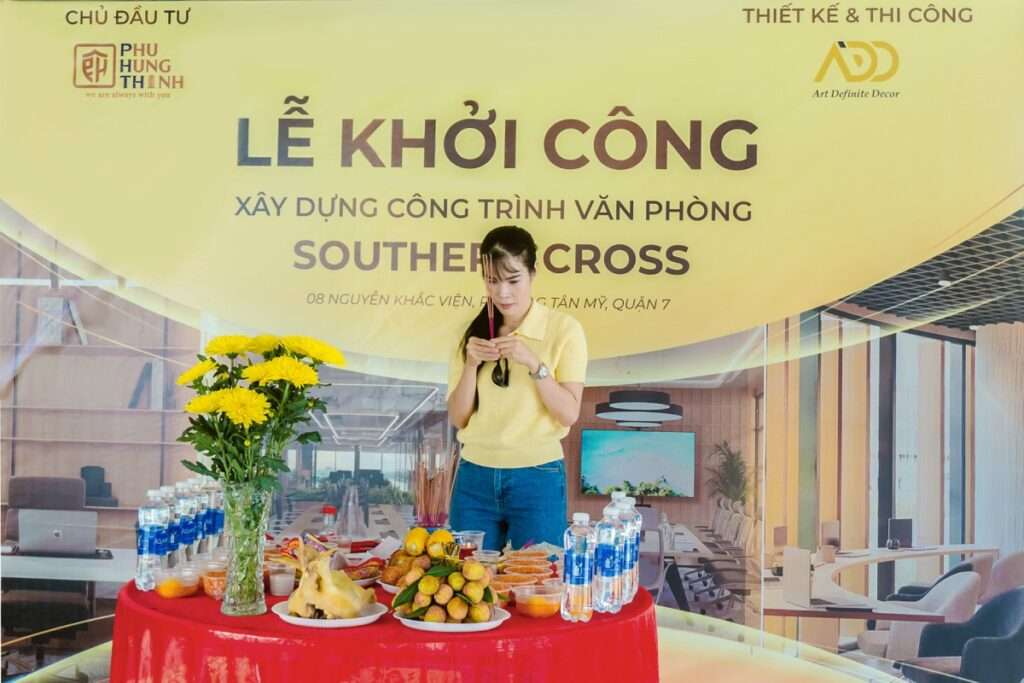 Đội ngũ ADD Construction cúng khởi công dự án Southern Cross